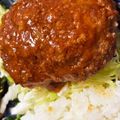 あたむ❤189's cooksnap of when they made 手順を変えてお店のような柔らかハンバーグ.