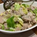 K_COOK's cooksnap of when they made 簡単★豚肉と春キャベツの塩にんにく炒め.
