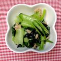 yunao822's cooksnap of when they made ☆糖質オフ☆ 小松菜とツナの炒め物.