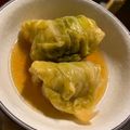 ちゅーりっぷ♪♪'s cooksnap of when they made ｺﾝｿﾒ醤油のﾄﾛ旨ﾛｰﾙｷｬﾍﾞﾂ.