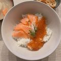 このちゃん4's cooksnap of when they made イクラとサーモンの親子丼.