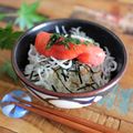 ちゃんねるゆみ's cooksnap of when they made 簡単♪明太子としらすの丼.