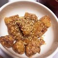 akakakak's cooksnap of when they made 新じゃがのピーナッツバター炒め.