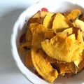 3児の管理栄養士ママ's cooksnap of when they made 電子レンジde揚げないかぼちゃのチップス.