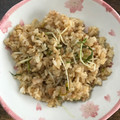 ノビル's cooksnap of when they made ささっと旨いょ❤水菜のチャーハン.