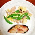 有ちん's cooksnap of when they made スナップえんどうとツナの卵とじ.
