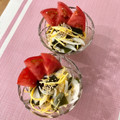 はなぴっち's cooksnap of when they made わかめと新玉ねぎの酢の物.