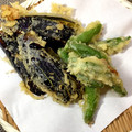 horseland's cooksnap of when they made ししとうと茄子の天ぷら.