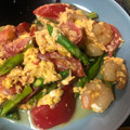 wizard74's cooksnap of when they made アスパラとエビとトマトの卵炒め.
