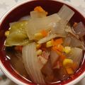 クックZCV6BF☆'s cooksnap of when they made 新たまねぎとベーコンのスープ煮.