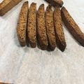 sahooo.'s cooksnap of when they made ザクっと香ばしい✿ごまきな粉ビスコッティ.