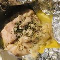 alohapine's cooksnap of when they made 白身魚とキノコの味噌漬けホイル焼き.