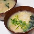 なななな♡MaMa's cooksnap of when they made 新玉葱とお麩と若布の味噌汁.