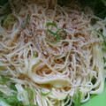 梅秋桜's cooksnap of when they made 和えるだけ！和風サラスパ☆.