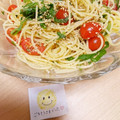 hitomi♪＊'s cooksnap of when they made さっぱりトマトと大葉の冷製パスタ.