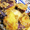 NEKOほっぺ's cooksnap of when they made 秋のお楽しみ！サツマイモの胡麻マヨ和え☆.