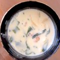 papa613's cooksnap of when they made わかめスープの豆乳エビチャウダー＊.