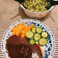 aikins's cooksnap of when they made 基本の☆ふっくらジューシーハンバーグ.