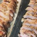 makochip's cooksnap of when they made 鶏胸肉の炊飯器で作る「簡単鳥ハム」.