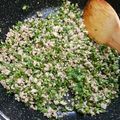 クックZTZ10H☆'s cooksnap of when they made 【山うどレシピ・葉】うど豚塩そぼろ炒め.