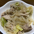 なッつ☆'s cooksnap of when they made 豚肉とキャベツと白滝の炒め物.