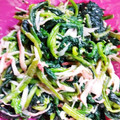 さるみどん's cooksnap of when they made ほうれん草＆カニカマのオイマヨ和え☆.