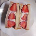 姫のまま…1's cooksnap of when they made 簡単☆いちごのスイーツサンド.