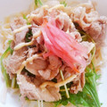 yuu‪☺︎‬'s cooksnap of when they made 水菜とえのき 簡単豚しゃぶサラダ.