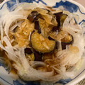 たまゴン♪'s cooksnap of when they made 焼いた茄子と生の新玉ねぎの南蛮漬け.
