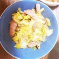 新米主婦ミミ's cooksnap of when they made 春キャベツとしめじの胡麻味噌炒め.