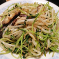 クックNVJDVI☆'s cooksnap of when they made 豆苗と椎茸の生姜醤油和え.