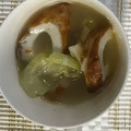 ma___111's cooksnap of when they made 簡単！竹輪とレタスのスープ.