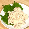 ChunChun☆≡'s cooksnap of when they made 竹輪と梅肉のマヨネーズ和え.