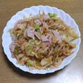 55才のおじさん's cooksnap of when they made 残ったキムチが活躍する、もやしサラダ.