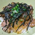マ～ニャ's cooksnap of when they made ■ころころポークの生姜焼き風あんかけ丼■.