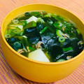 島子☆'s cooksnap of when they made 無駄無し♪煮豚等煮汁で☆ワカメスープ.