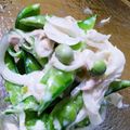 特殊な自由業's cooksnap of when they made 絹さやと新玉ねぎのツナサラダ.
