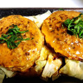 ☆ろんさん☆'s cooksnap of when they made さばの味噌煮缶でふわふわ和風ハンバーグ.