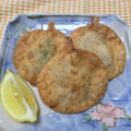 明日の風☆'s cooksnap of when they made *エビと大葉のぺったんこ揚げ*.