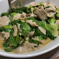 K_COOK's cooksnap of when they made レタスの外葉と豚肉のオイスターマヨ炒め.
