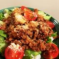 ビストロ★ポアロ's cooksnap of when they made １０分あればできる～大人のタコライス.