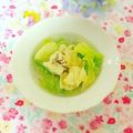 hikarin♪'s cooksnap of when they made 大根と塩昆布の辛子マヨネーズあえ☆.