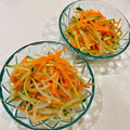 ゆにこーん☆'s cooksnap of when they made もやしと人参のサラダ メンマのせ.
