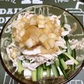 けんよこ's cooksnap of when they made 豆腐にバンバンジー。.
