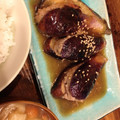 あいまるち's cooksnap of when they made うちの定番＊千両なすのはさみ焼き.