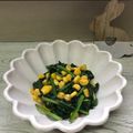 はらぺこしろうさぎ's cooksnap of when they made ほうれん草とコーンのバター醤油炒め.