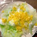 dyupoopoo's cooksnap of when they made レタスのミモザサラダ.