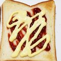 ぷっくりんご's cooksnap of when they made 【簡単】ケチャまよトースト！.