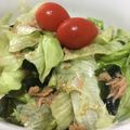 amileamila's cooksnap of when they made レタスとツナとわかめの中華サラダ.