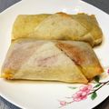 おぜんざい's cooksnap of when they made おつまみに＊カレーポテトのチーズ春巻き.